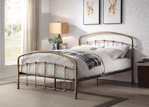 Flintshire FurnitureMostyn Antique Bronze Metal Bed Frame - Rest Relax