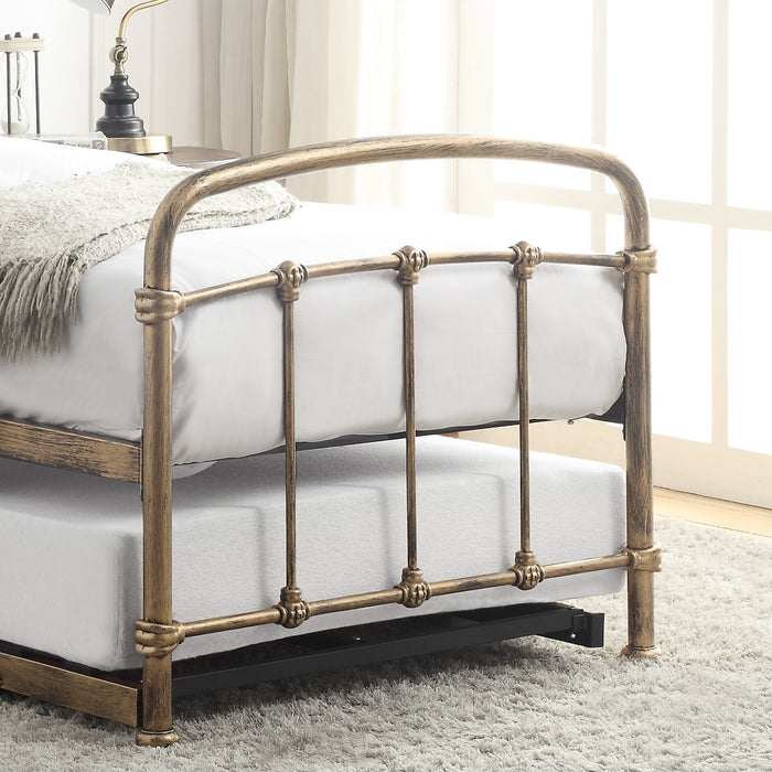 Flintshire FurnitureMostyn Antique Bronze Metal Guest Bed - Rest Relax