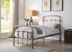 Flintshire FurnitureMostyn Antique Bronze Single Metal Bed Frame - Rest Relax