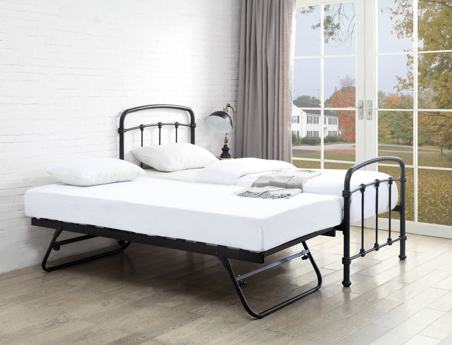 Flintshire FurnitureMostyn Black Metal Guest Bed - Rest Relax