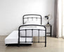 Flintshire FurnitureMostyn Black Metal Guest Bed - Rest Relax