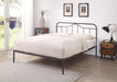 Flintshire FurnitureOakenholt Black and Silver Metal Bed Frame - Rest Relax