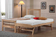 Flintshire FurniturePentre Oak Hardwood Pull Out Guest Bed Frame - Rest Relax