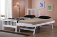 Flintshire FurniturePentre White Hardwood Pull Out Guest Bed Frame - Rest Relax