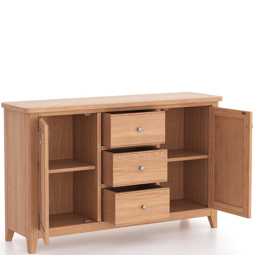 Furniture HausArlyn Natual Oak 2 Door 3 Drawer Sideboard - Rest Relax