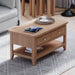 Furniture HausArlyn Natual Oak Coffee Table 2 Drawers - Rest Relax