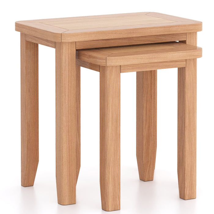 Furniture HausArlyn Natual Oak Nest of 2 Tables - Rest Relax