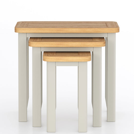 Furniture HausArlyn Painted Nest of 3 Tables - Rest Relax