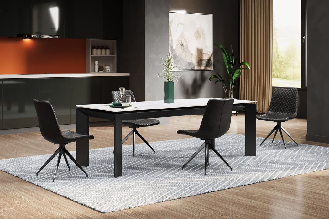 Furniture HausArmando Ceramic Argento Grey Dining Table Matt Finish 160 - 220cm - Rest Relax