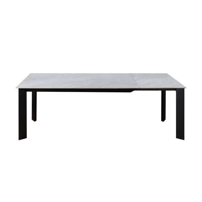 Furniture HausArmando Ceramic Pearla Grey Dining Table Gloss Finish 160cm - 220cm - Rest Relax