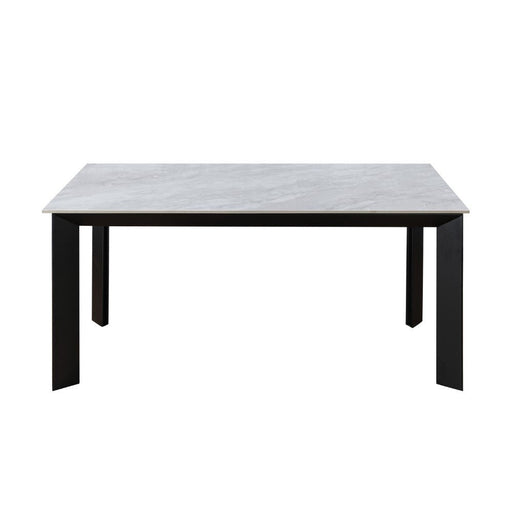 Furniture HausArmando Ceramic Pearla Grey Dining Table Gloss Finish 160cm - 220cm - Rest Relax