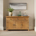 Furniture HausBarston Oak 3 Door 3 Drawer Sideboard - Rest Relax