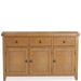 Furniture HausBarston Oak 3 Door 3 Drawer Sideboard - Rest Relax