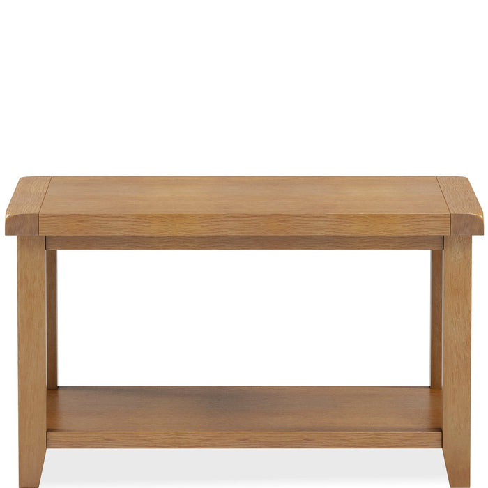 Furniture HausBarston Oak Coffee Table With Shelf - Rest Relax