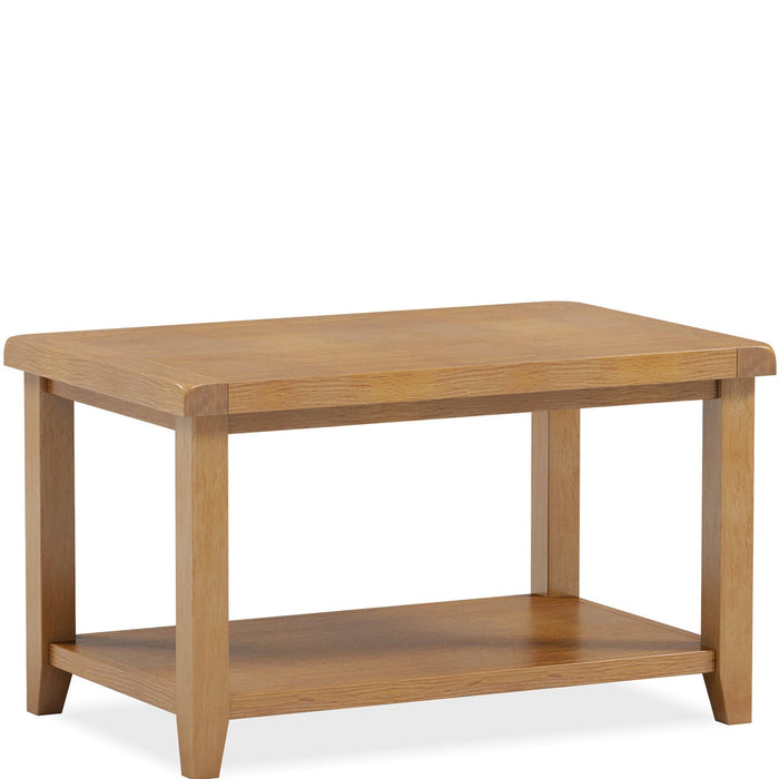 Furniture HausBarston Oak Coffee Table With Shelf - Rest Relax