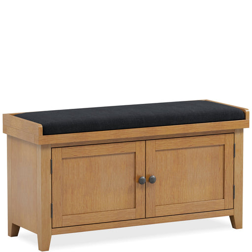 Furniture HausBarston Oak Storage Bench - Rest Relax