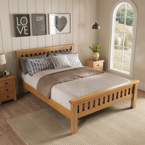 Furniture HausCarnac Oak Bed Frame - Rest Relax