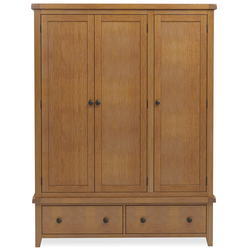 Furniture HausCarnac Oak Triple Wardrobe - Rest Relax