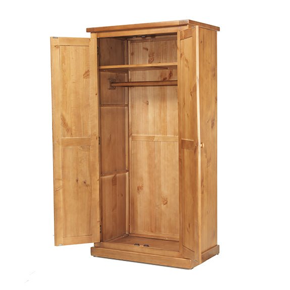 Furniture HausChunky Pine 2 Door Full Hanging Wardrobe - Rest Relax