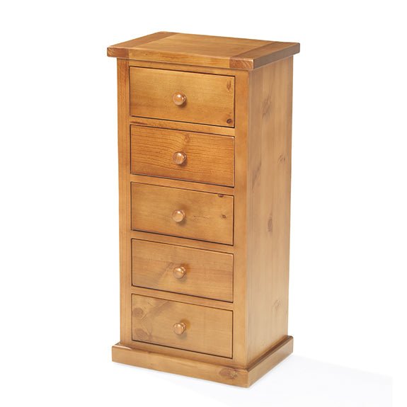 Furniture HausChunky Pine 5 Drawer Chest - Rest Relax