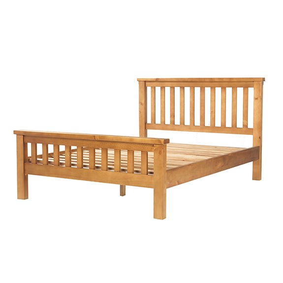 Furniture HausChunky Pine Bed Frame - Rest Relax