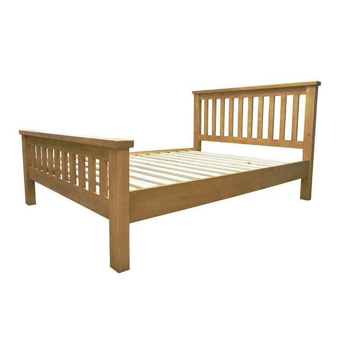 Furniture HausChunky Pine Bed Frame - Rest Relax