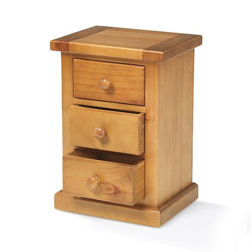 Furniture HausChunky Pine Large 3 Drawer Bediside - Rest Relax