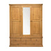 Furniture HausChunky Pine Large Mirror Triple Wardrobe - Rest Relax