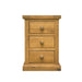 Furniture HausChunky Pine Small 3 Drawer Bedside - Rest Relax