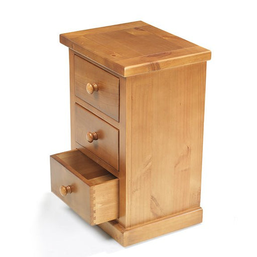 Furniture HausChunky Pine Small 3 Drawer Bedside - Rest Relax