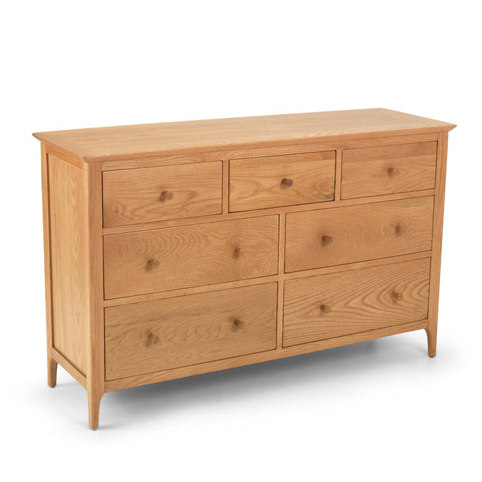 Furniture HausCorbett Oak 7 Drawer Chest - Rest Relax