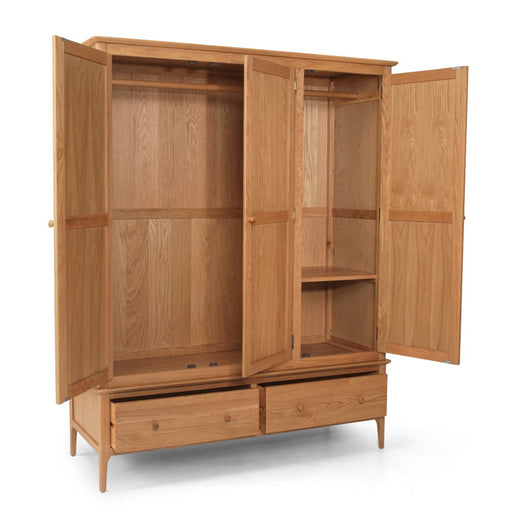 Furniture HausCorbett Oak Triple Wardrobe - Rest Relax