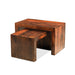 Furniture HausCuba Living Indian Rosewood Nest of 2 Tables - Rest Relax