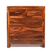 Furniture HausCuba Sheesham Wood 2 Over 3 Drawer Chest - Rest Relax