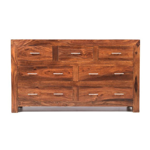 Furniture HausCuba Sheesham Wood 7 Drawer Chest - Rest Relax