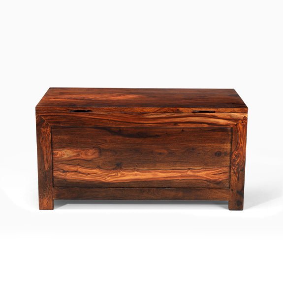 Furniture HausCuba Sheesham Wood Blanket Box - Rest Relax