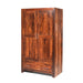 Furniture HausCuba Sheesham Wood Double Wardrobe + Drawer - Rest Relax