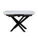 Furniture HausEnzo Ceramic Pearla Grey Dining Table Gloss Finish 120cm - 180cm - Rest Relax