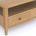 Furniture HausHalmstad Natural Oak 2 drawer Coffee Table - Rest Relax