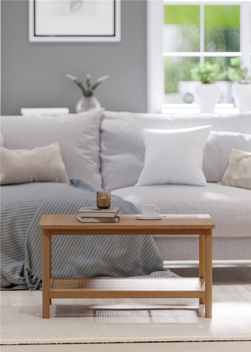 Furniture HausHalmstad Natural Oak Coffee Table - Rest Relax