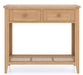 Furniture HausHalmstad Natural Oak Console Table - Rest Relax