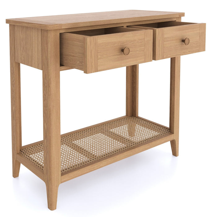 Furniture HausHalmstad Natural Oak Console Table - Rest Relax