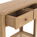 Furniture HausHalmstad Natural Oak Console Table - Rest Relax