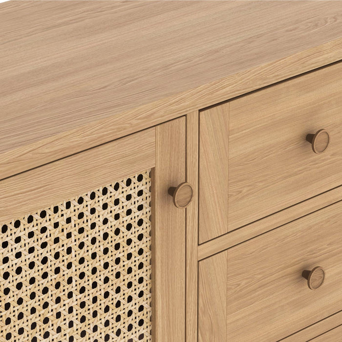 Furniture HausHalmstad Natural Oak Large Sideboard - Rest Relax