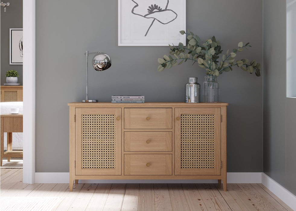 Furniture HausHalmstad Natural Oak Large Sideboard - Rest Relax