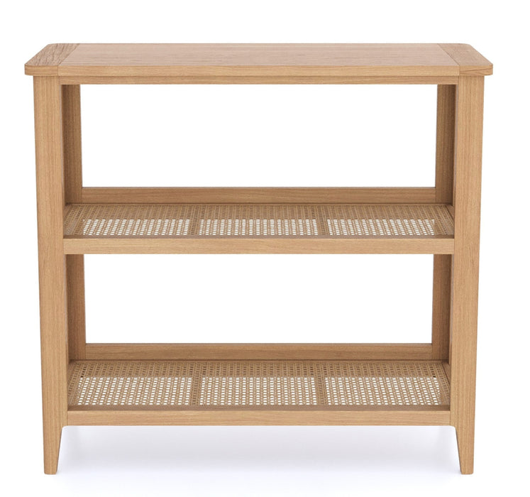 Furniture HausHalmstad Natural Oak Open Bookcase - Rest Relax