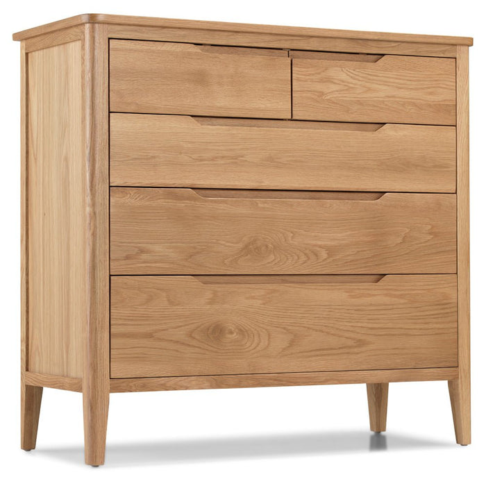 Furniture HausHarkuta Oak 2 Over 3 Chest - Rest Relax