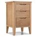 Furniture HausHarkuta Oak 3 Drawer Bedside - Rest Relax