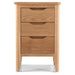 Furniture HausHarkuta Oak 3 Drawer Bedside - Rest Relax