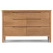 Furniture HausHarkuta Oak 6 Drawer Wide Chest - Rest Relax